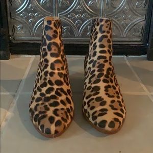 BRAND NEW — J. Crew Calf Hair Booties